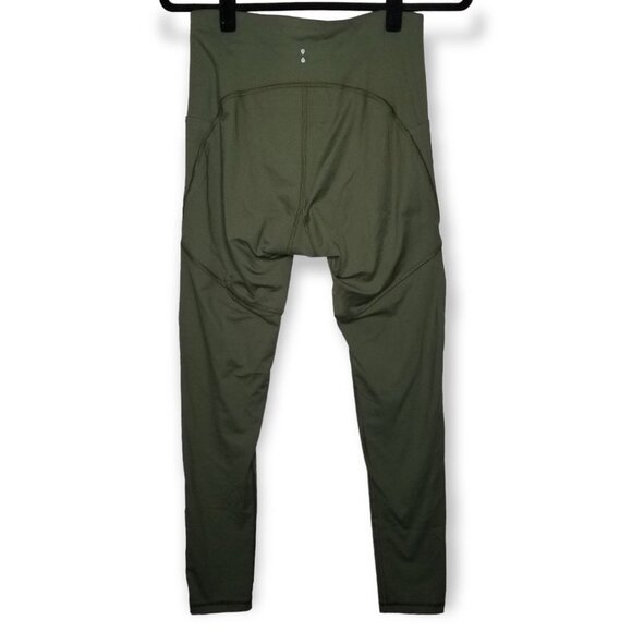 ⚡️Thinx Moderate Absorbency Leggings Period Leggings High Rise Green Size Medium - Picture 4 of 8